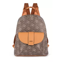 Mochila Feminina Mickey Silhueta Marrom Ref. 09591... - REGIMATTOS
