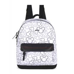 Mochila Feminina Mickey Disney Branca Ref. 09231.0... - REGIMATTOS