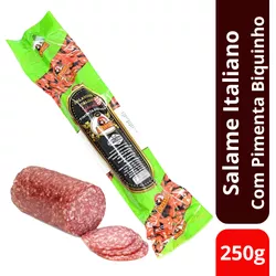 Salaminho Tipo Italiano Artesanal Defumado com Pim... - ALX MARKET