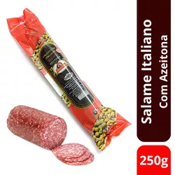 Salaminho Tipo Italiano Artesanal Defumado com Aze... - ALX MARKET