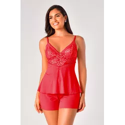 Bady Doll Ritati em Liganete e Renda Divino - 0051... - RITATI LINGERIE