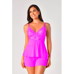 Bady Doll Ritati em Liganete e Renda Odalisca - 00... - RITATI LINGERIE