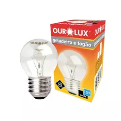 Lampada para Geladeira e Fogão 40W Ourolux - Santec
