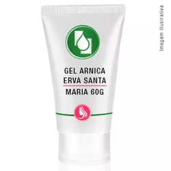 Gel Arnica e Erva Santa Maria 60g - Seiva Manipulação | Produtos Naturais e Medicamentos