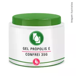 Gel Própolis e Confrei 35g - Seiva Manipulação | Produtos Naturais e Medicamentos
