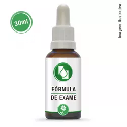 Fórmula de Exame 30ml - Seiva Manipulação | Produtos Naturais e Medicamentos