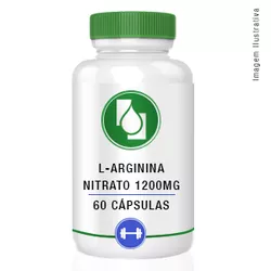 L Arginina Nitrato 1200mg 60cápsulas - Seiva Manipulação | Produtos Naturais e Medicamentos