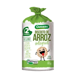 Biscoito De Arroz Integral Org... - Guimarães Alimentos