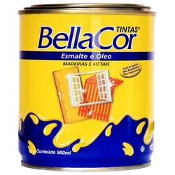 Esmalte alto brilho branco 0,9L - BellaCor - Tintavel