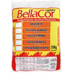 Textura hidro branco - Refil 25kg - BellaCor - Tintavel