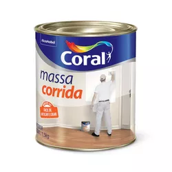 Massa corrida 1,5kg - Coral - Tintavel