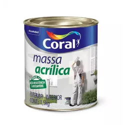 Massa acrílica 0,9L/1,5kg - Coral - Tintavel