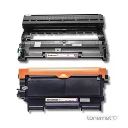 Kit Toner TN450 + Cilindro DR420 Compatível Brothe... - TONERNET