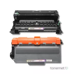 Kit Toner TN750 + Cilindro DR720 Compatível Brothe... - TONERNET