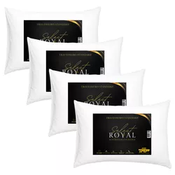Kit 4 Travesseiros Select Royal Toque De Plumas - ... - TRP Loja