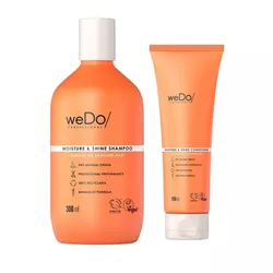 Wella Kit Wedo Moist Shine Shamp 300ML + Condicionador 250ml - UNIKAPRO Cosmetics