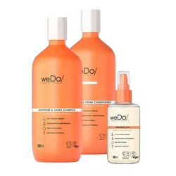 Wella Kit Wedo Moist Shine Sh 900ml + Cond 900ML + Oil 100ml - UNIKAPRO Cosmetics
