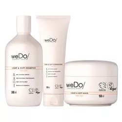 Wella Kit Wedo Light Soft Sh 300ml + Cond 250ml + Mask 150ml - UNIKAPRO Cosmetics