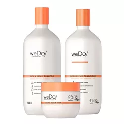 Wella Kit Wedo Rich Repair Sha 900ml + Con 900ml + Mas 400ml - UNIKAPRO Cosmetics