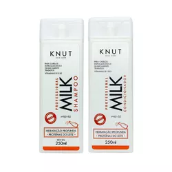 Knut Kit Milk Shampoo 250ml + Condicionador 250ml - UNIKAPRO Cosmetics