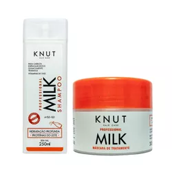 Knut Kit Milk Shampoo 250ml + Máscara De Tratamento 300g - UNIKAPRO Cosmetics