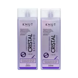 Knut Kit Cristal Shampoo 250ml + Condicionador 250ml - UNIKAPRO Cosmetics
