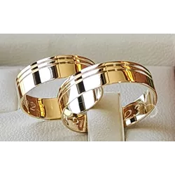Alianças De Casamento Inglaterra 4mm - 597 - M Joias