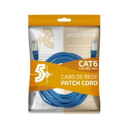 CABO PATCH INFO - PATCH CORD CAT6 FTP - 2M - AZUL ... - Monitoriza Distribuidora