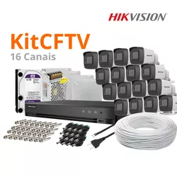 KIT 16 CANAIS HIKVISION - 03872 - Monitoriza Distribuidora