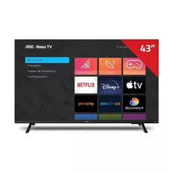 TV LED 43 ROKU FHD SMART (WIF/ROKU) AOC - 03902 - Monitoriza Distribuidora