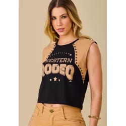 Cropped Rodeo - Moon Horse - 0109342 - VIP WESTERN