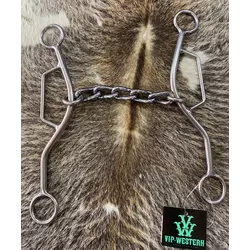 Freio Levantador com bocal de corrente - F345 - VIP WESTERN