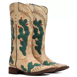 Bota Cactus Marfim - 13168 - VIP WESTERN