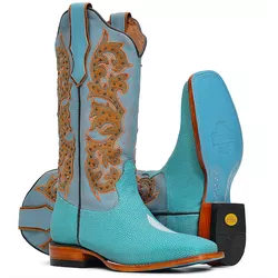 Bota Arraia Turquesa - 13167 - VIP WESTERN
