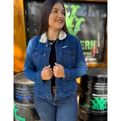Jaqueta Jeans Forrada - Wrangler - WF7049 - VIP WESTERN
