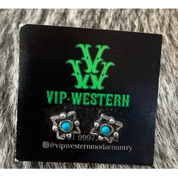Brinco detalhe Azul - b43 - VIP WESTERN