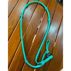 Rédea de Tambor Nylon com Peia - Verde Água - 3213... - VIP WESTERN