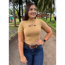 T-shirt Canelada Bege Thankfield - 01294 - VIP WESTERN