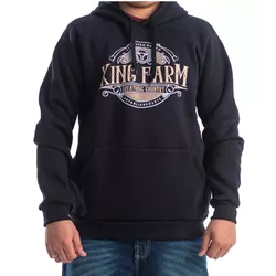 Moletom King Farm 302 - 302preto - VIP WESTERN