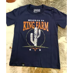 Camiseta Infantil King Farm Cacto - 23451 - VIP WESTERN