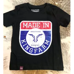  Camiseta Infantil King Farm - kf0101234 - VIP WESTERN