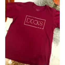 Camiseta Infantil Docks Bordô - 2750 - VIP WESTERN