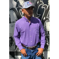 Camisa Manga Longa NFR LILÁS - ML1217 - VIP WESTERN