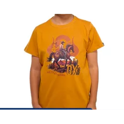 Camiseta Infantil Ox Horns - Mostarda - 5263 - VIP WESTERN