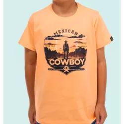Camiseta Infantil Ox Horns - Laranja - 5264 - VIP WESTERN