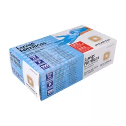 LUVA NITRÍLICA AZUL DESCARPACK TAM P AO G - VPS Brasil