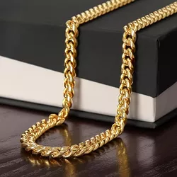 Colar de Corrente Cubana em Aç... - KAHSH STORE MARKETPLACE