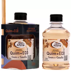 Difusor de Ambiente Quim Eco Cravo e Canela - 1241 - QUIM - AROMA