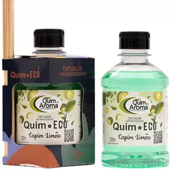 Difusor de Ambiente Quim Eco Capim Limão - 1239 - QUIM - AROMA