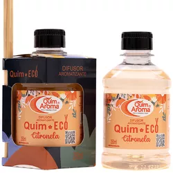 Difusor de Ambiente Quim Eco Citronela - 1240 - QUIM - AROMA